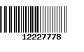 Código de Barras 12227778