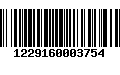 Código de Barras 1229160003754