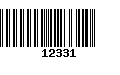 Código de Barras 12331