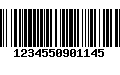 Código de Barras 1234550901145