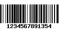 Código de Barras 1234567891354