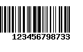 Código de Barras 123456798733