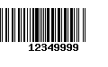 Código de Barras 12349999