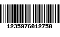 Código de Barras 1235976012750