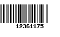 Código de Barras 12361175