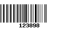 Código de Barras 123898