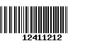 Código de Barras 12411212