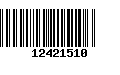 Código de Barras 12421510