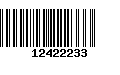 Código de Barras 12422233