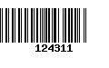 Código de Barras 124311