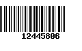 Código de Barras 12445806