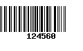 Código de Barras 124560