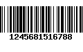 Código de Barras 1245681516788