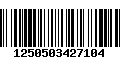 Código de Barras 1250503427104