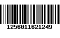 Código de Barras 1256011621249