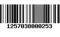 Código de Barras 1257038000253