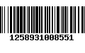 Código de Barras 1258931008551