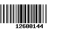 Código de Barras 12600144