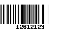 Código de Barras 12612123