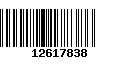 Código de Barras 12617838