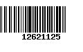 Código de Barras 12621125