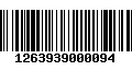 Código de Barras 1263939000094