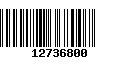 Código de Barras 12736800