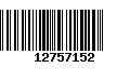 Código de Barras 12757152