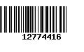 Código de Barras 12774416