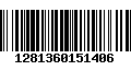 Código de Barras 1281360151406