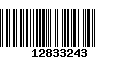 Código de Barras 12833243