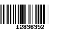 Código de Barras 12836352