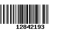 Código de Barras 12842193