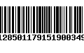 Código de Barras 128501179151900349