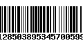 Código de Barras 128503895345700599