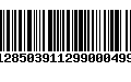 Código de Barras 128503911299000499