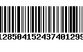 Código de Barras 128504152437401299