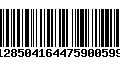 Código de Barras 128504164475900599