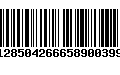 Código de Barras 128504266658900399