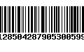 Código de Barras 128504287905300599