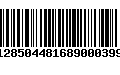 Código de Barras 128504481689000399