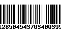 Código de Barras 128504543703400399