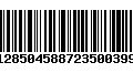 Código de Barras 128504588723500399