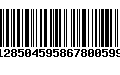 Código de Barras 128504595867800599