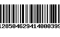 Código de Barras 128504629414000399