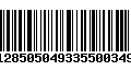 Código de Barras 128505049335500349