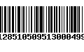 Código de Barras 128510509513000499