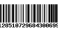 Código de Barras 128510729684300699