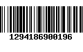 Código de Barras 1294186900196