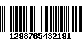 Código de Barras 1298765432191